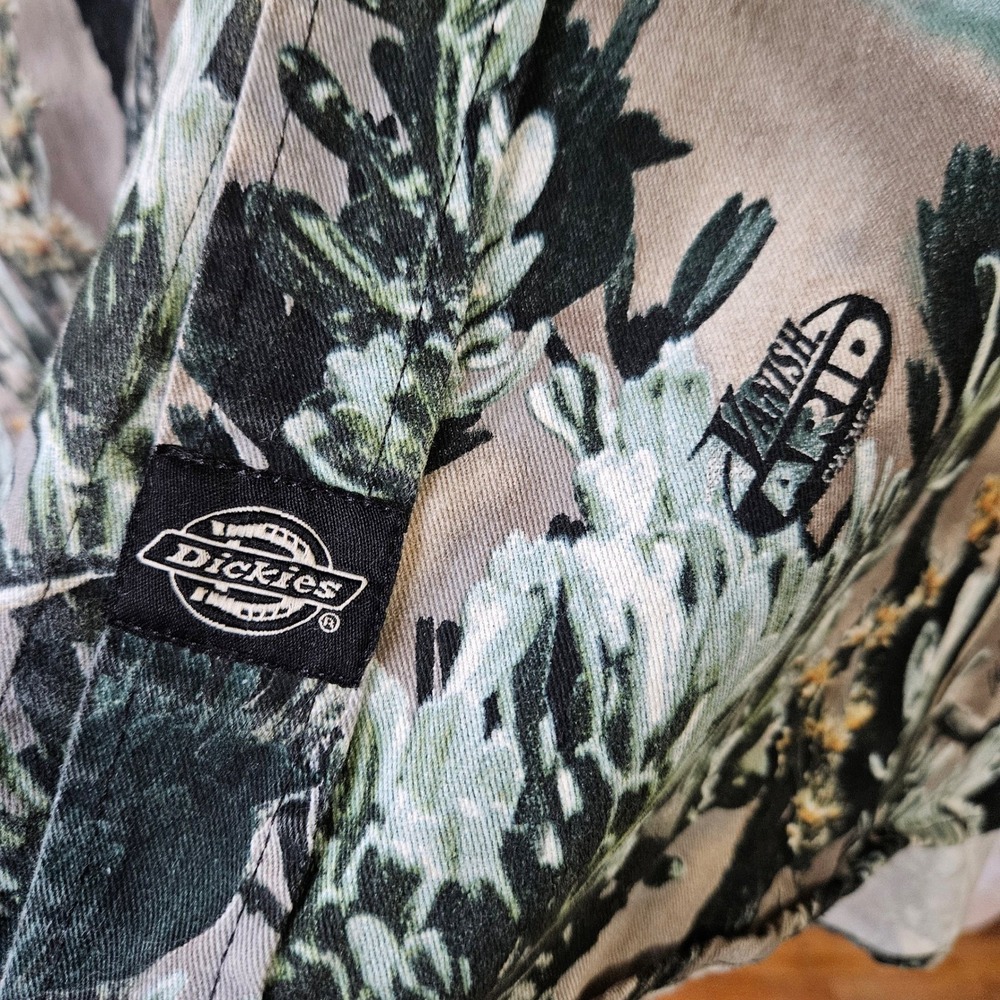 Dickies Camouflage‎ Long Sleeve Button Up Shirt XLarge Vanish Arid Ridge Pattern - Picture 6 of 7